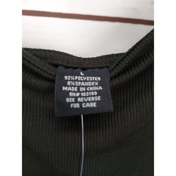 Black Spaghetti‎ Strap Maxi Dress Large 5B Style Polyester/Spandex - Picture 4 of 7